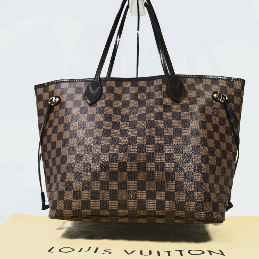 極美品　LOUIS VUITTON ヴィトン　ダミエ　ネヴァーフル　MM