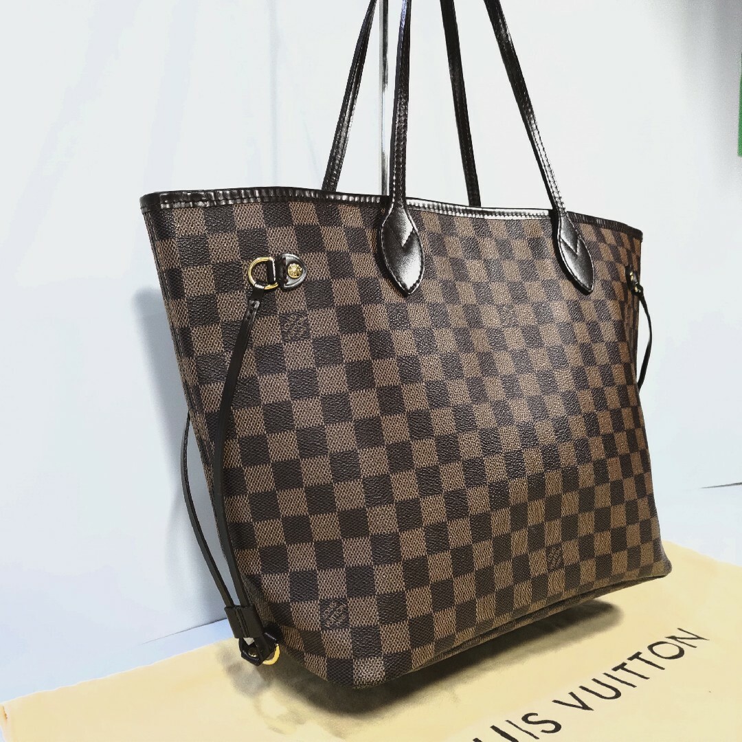 極美品　LOUIS VUITTON ヴィトン　ダミエ　ネヴァーフル　MM