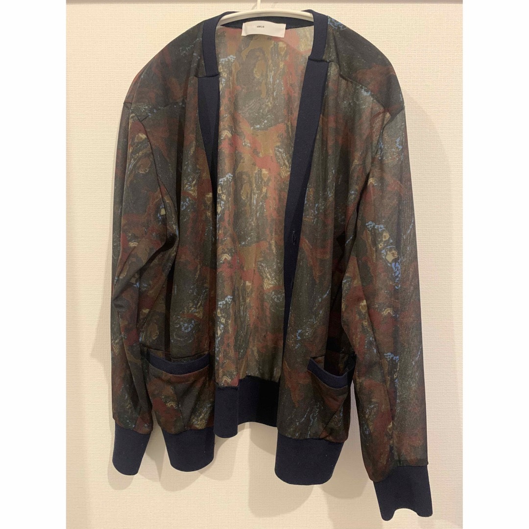 TOGA VIRILIS】MARBLE PRINT CARDIGAN - カーディガン