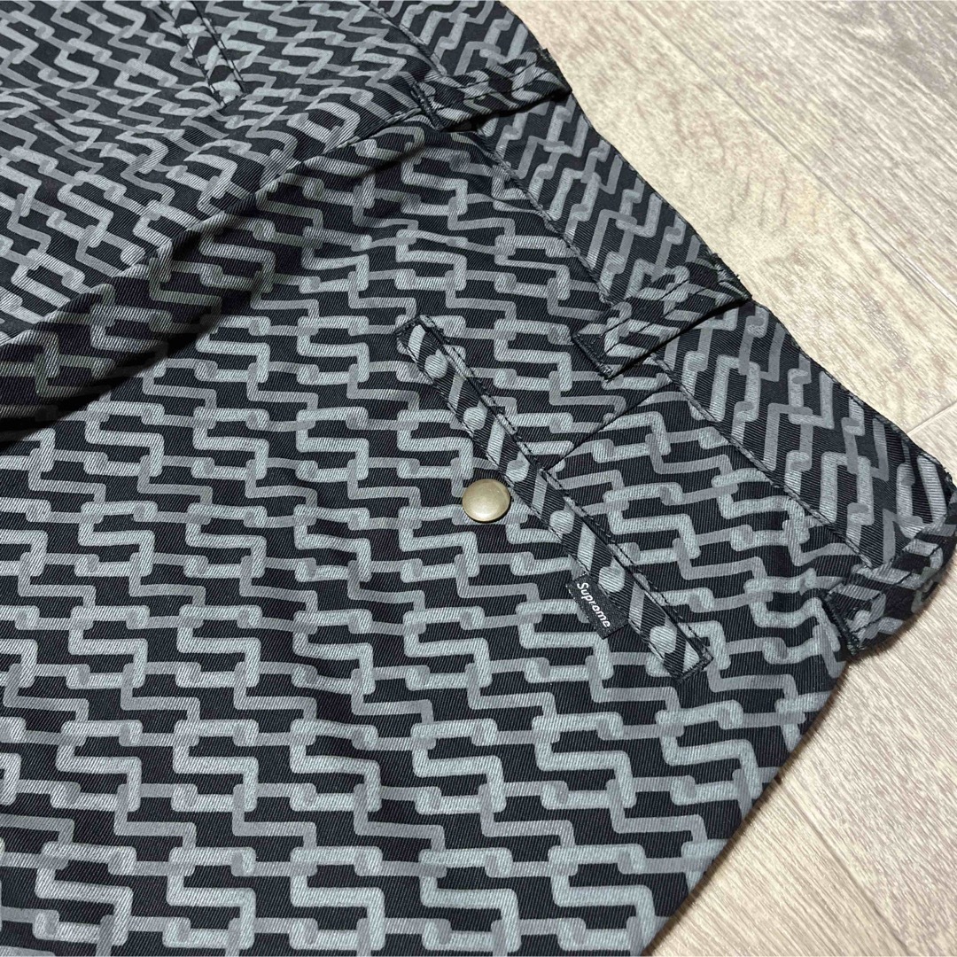 Supreme Work Pant Pant Black Monogram