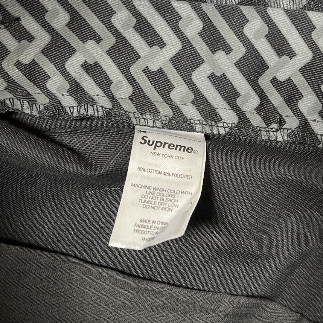 Supreme Work Pant Pant Black Monogram