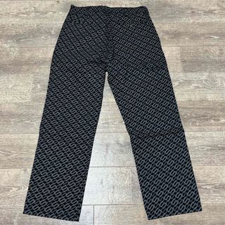 Supreme 2022SS Work Pants Black Monogram シュプリーム ワークパンツ ブラックモノグラム コットンパンツ チェーン 総柄 ブラック×グレー サイズ30【230617】【新古品】【me04】