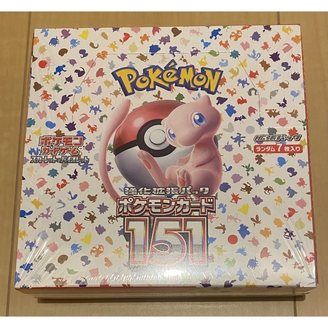 ポケモンカード151 未開封BOX シュリンク付き　ポケセン