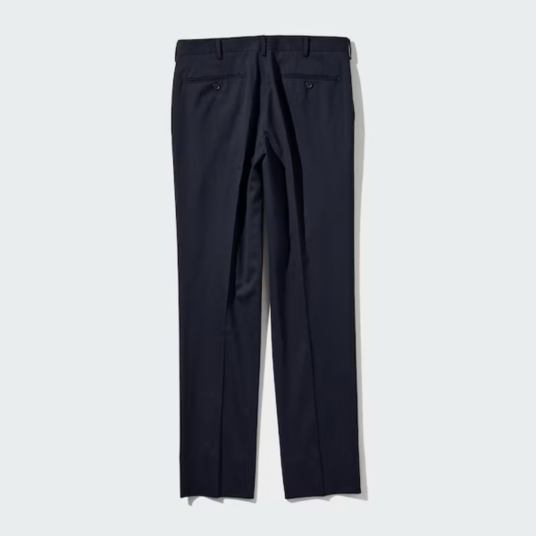 UNIQLO(ユニクロ)の【補正済み】新品　ユニクロ　ストレッチウールパンツ（オールシーズン）ウエスト73 メンズのパンツ(スラックス)の商品写真