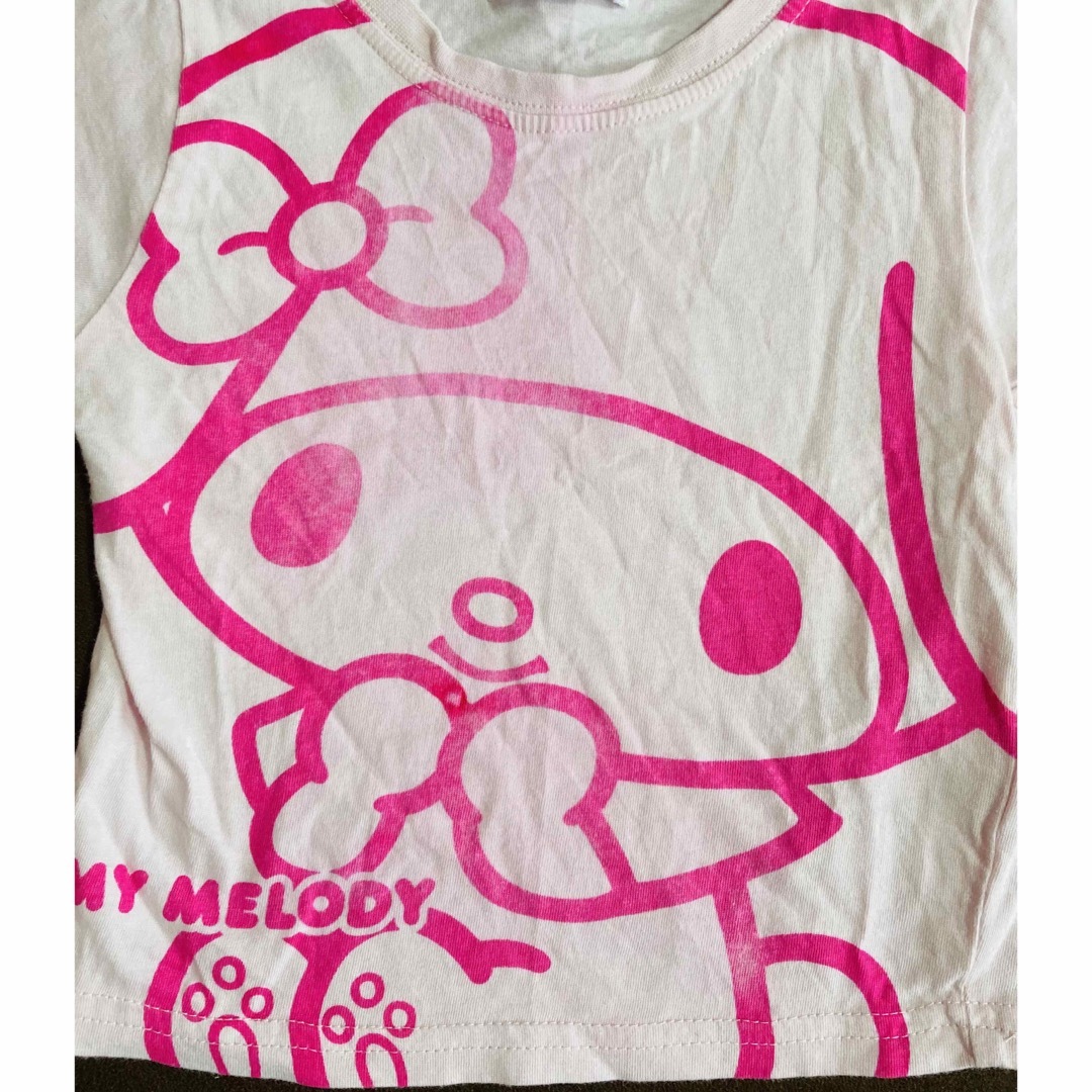サンリオ(サンリオ)の80cm Tシャツ マイメロ マイメロディー マイメロTシャツ サンリオ ピンク キッズ/ベビー/マタニティのベビー服(~85cm)(Ｔシャツ)の商品写真