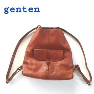 ゲンテン(genten)の大人気　genten　2wayバッグ　リュック　トートバッグ　本革(リュック/バックパック)