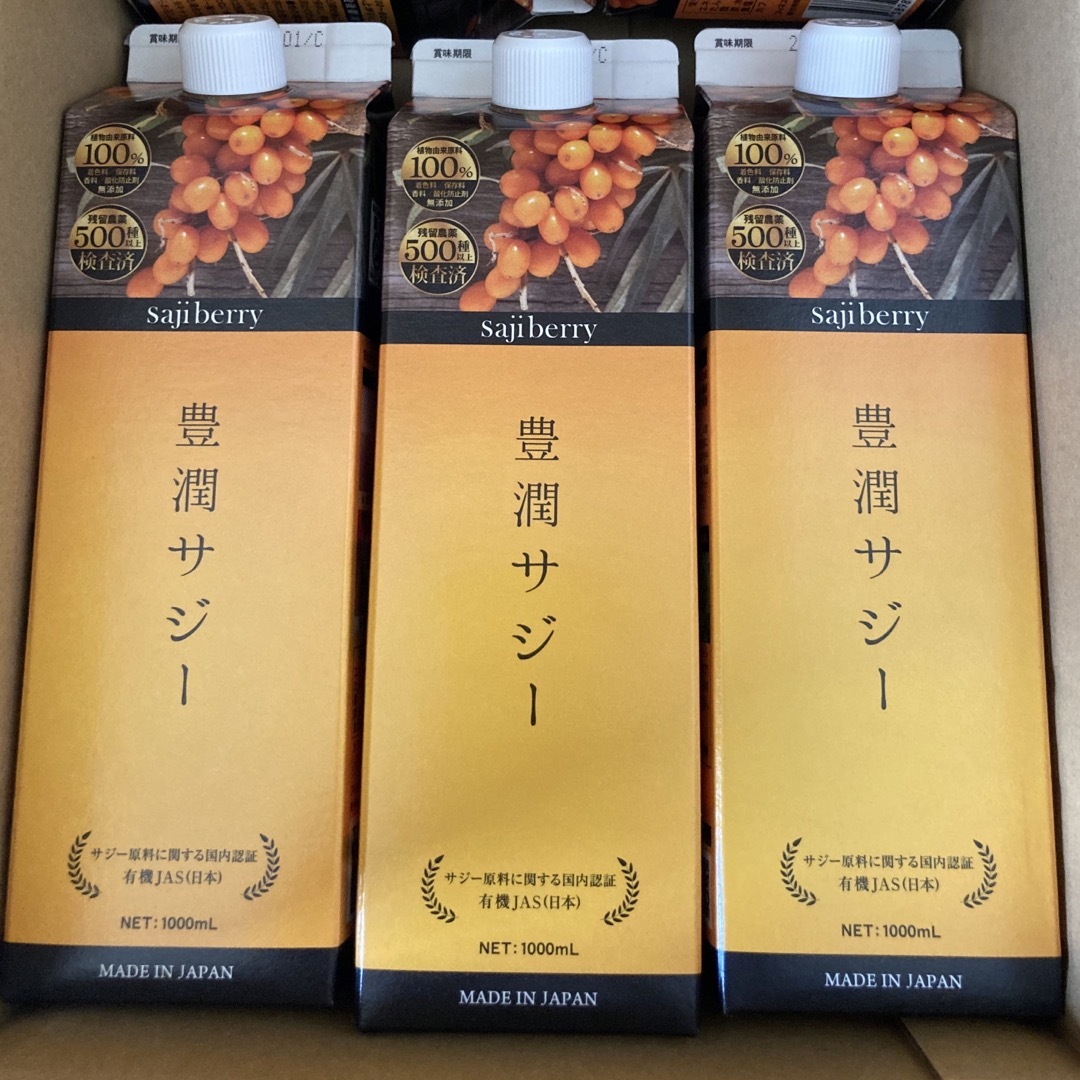 サジー 1000ml×3 おまけ付 豊潤サジーその他 - その他