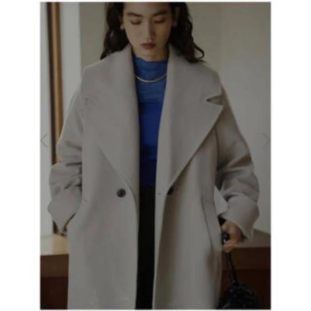 AMERI アメリ　EMBROIDERY BIG COLLAR COAT コート