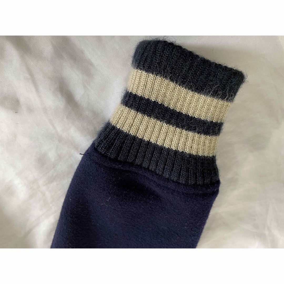 90s 牛革 刺繍 ワッペンバーシティジャケット スタジャン ビンテージ