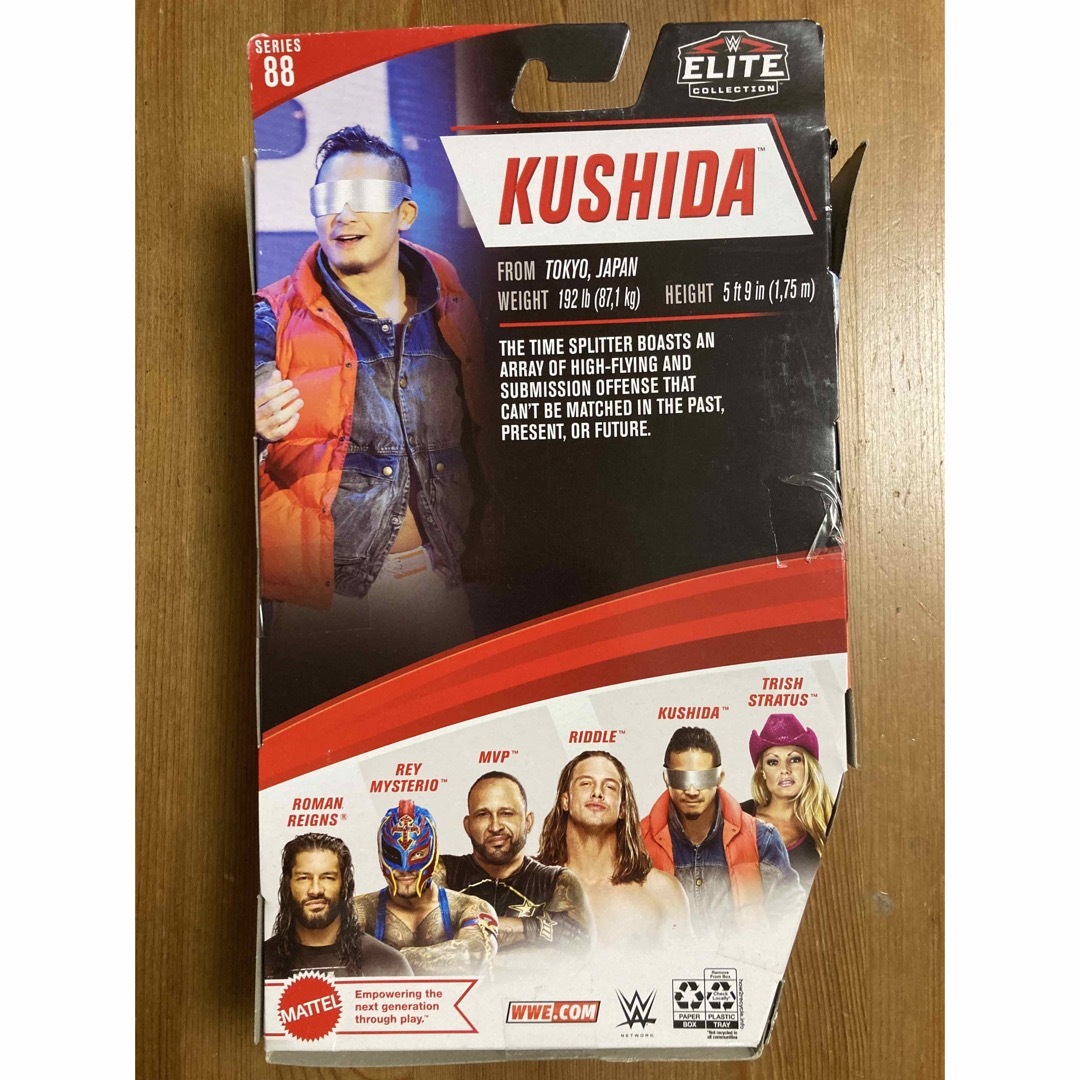 高価値】 プロレス アメリカ USA フィギュア WWE Kushida 日本人