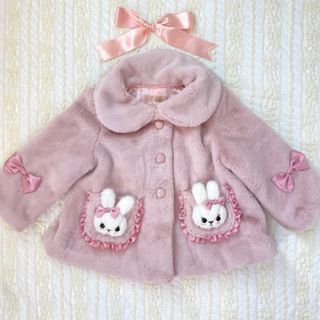 シャーリーテンプル コート うさぎ 110-