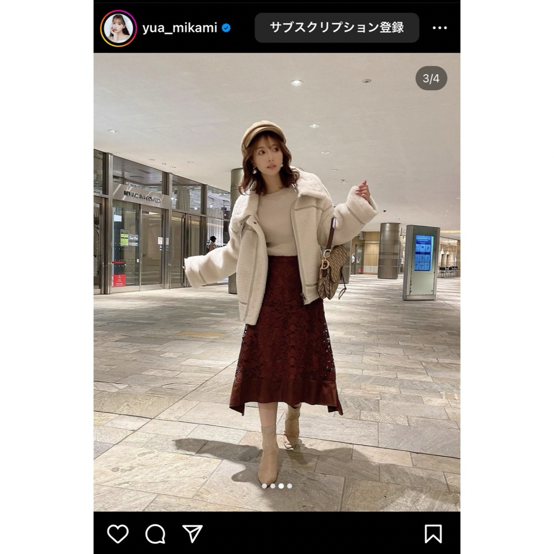 miyour's三上悠亜 ボアアウターの通販 by s shop|ラクマ miyour's三上悠亜 ボアアウターの通販 by s shop|ラクマ