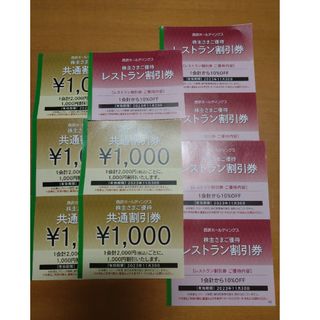 西武株主優待共通割引券5枚他(その他)