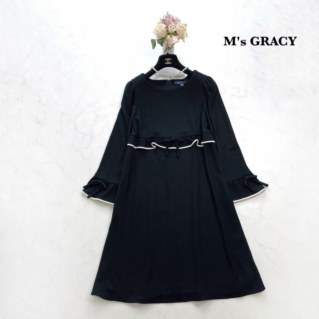 M'S GRACY - 【M's GRACY】大人可愛い＊フレアワンピース リボン ...