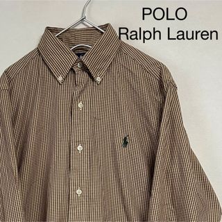 ラルフローレン(Ralph Lauren)の古着 90s POLO Ralph Lauren 長袖BDシャツ チェック(シャツ)