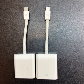 Apple Mini DisplayPort - VGA 変換ケーブル　2台(映像用ケーブル)