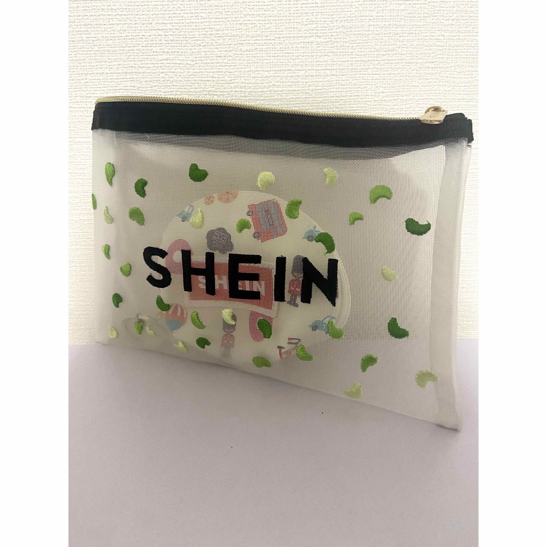 SHEIN シーイン ノベルティ ポーチ2種セット シースルー キーリング レディースのファッション小物(ポーチ)の商品写真