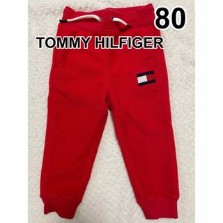 トミーヒルフィガー(TOMMY HILFIGER)のトミーヒルフィガー　パンツ　80 冬服　赤(パンツ)