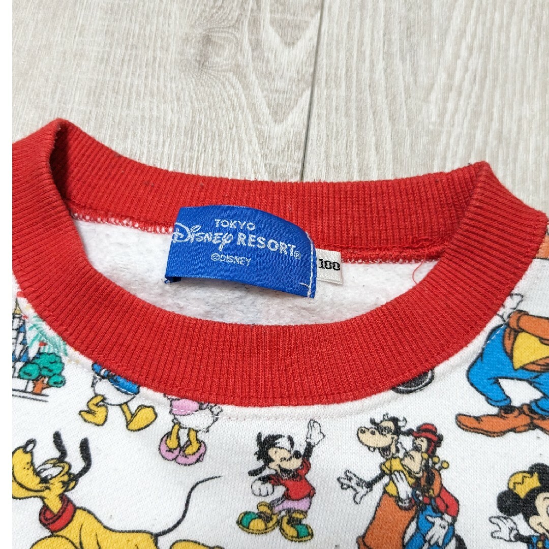 Disney(ディズニー)のディズニーランド　トレーナー　100cm キッズ/ベビー/マタニティのキッズ服男の子用(90cm~)(Tシャツ/カットソー)の商品写真