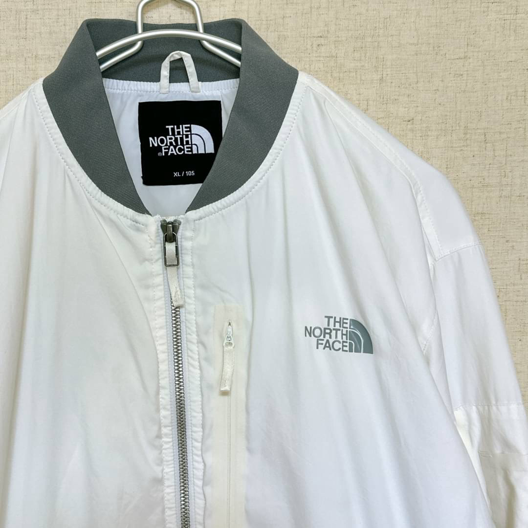 THE NORTH FACE(ザノースフェイス)のノースフェイス ナイロンジャケット メンズ105XL  希少 オフホワイト メンズのジャケット/アウター(ナイロンジャケット)の商品写真