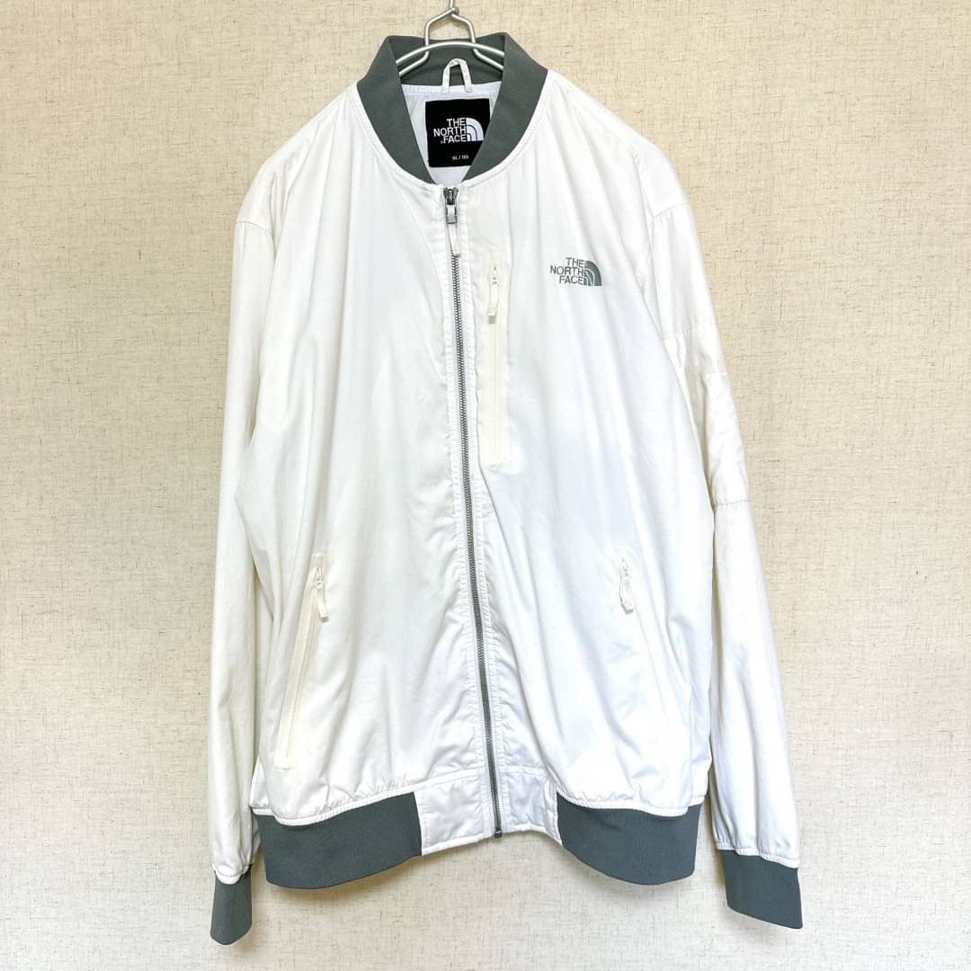 THE NORTH FACE(ザノースフェイス)のノースフェイス ナイロンジャケット メンズ105XL  希少 オフホワイト メンズのジャケット/アウター(ナイロンジャケット)の商品写真