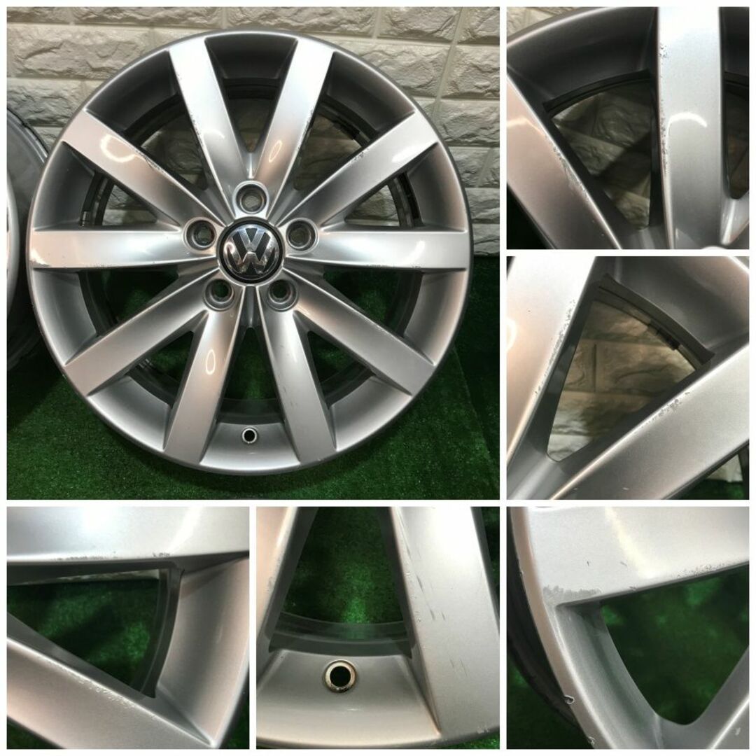 VW　フォルクスワーゲン　ゴルフ　カブリオレ　純正ホイール　17×7J　4本 自動車/バイクの自動車(ホイール)の商品写真