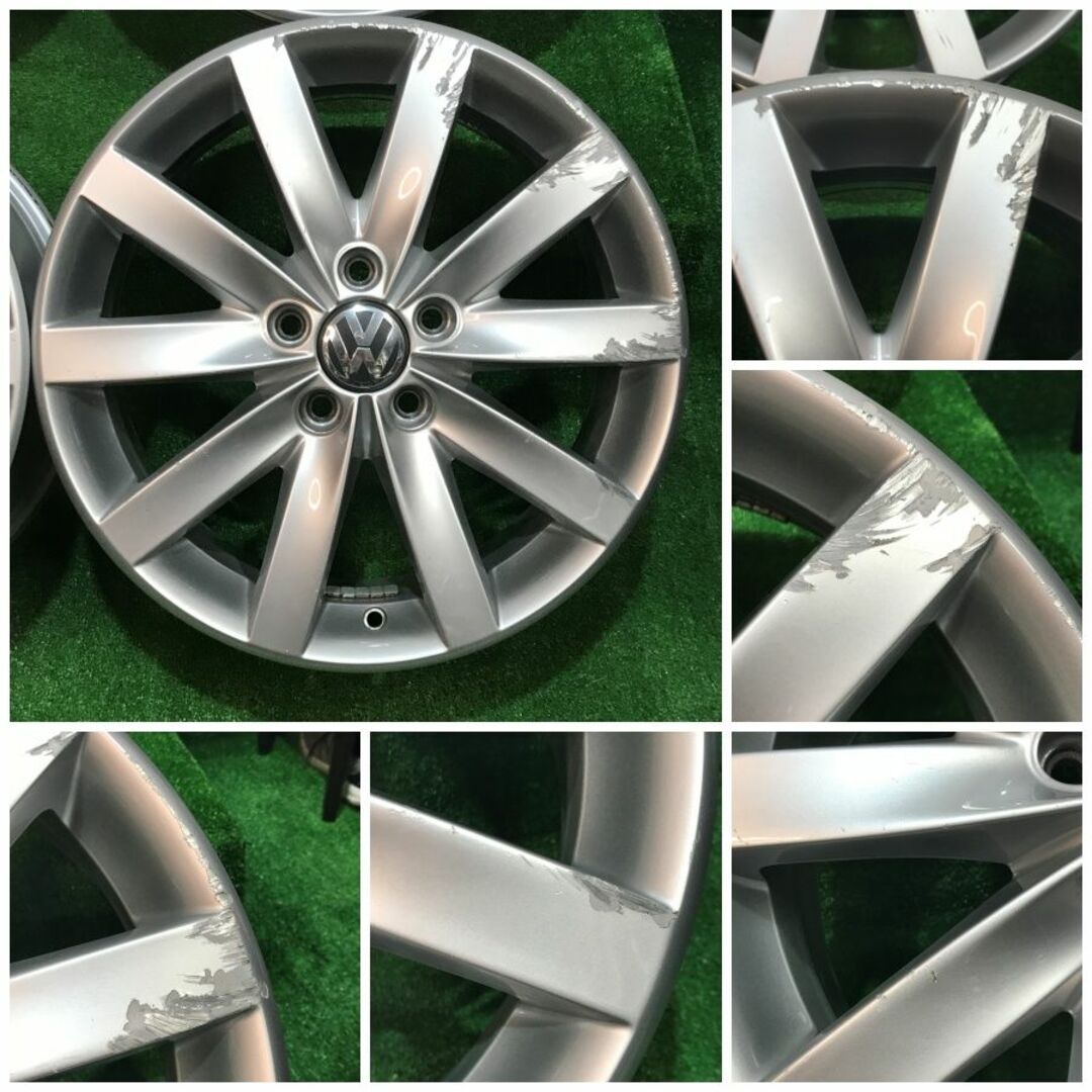 VW　フォルクスワーゲン　ゴルフ　カブリオレ　純正ホイール　17×7J　4本 自動車/バイクの自動車(ホイール)の商品写真