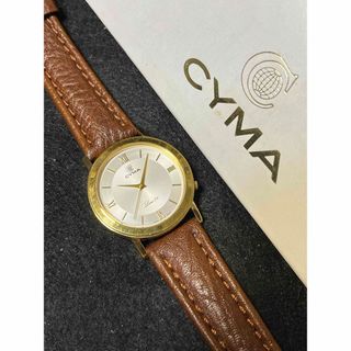 CYMA シーマ メンズ 腕時計 ラウンド型◎コンビカラー ヴィンテージ