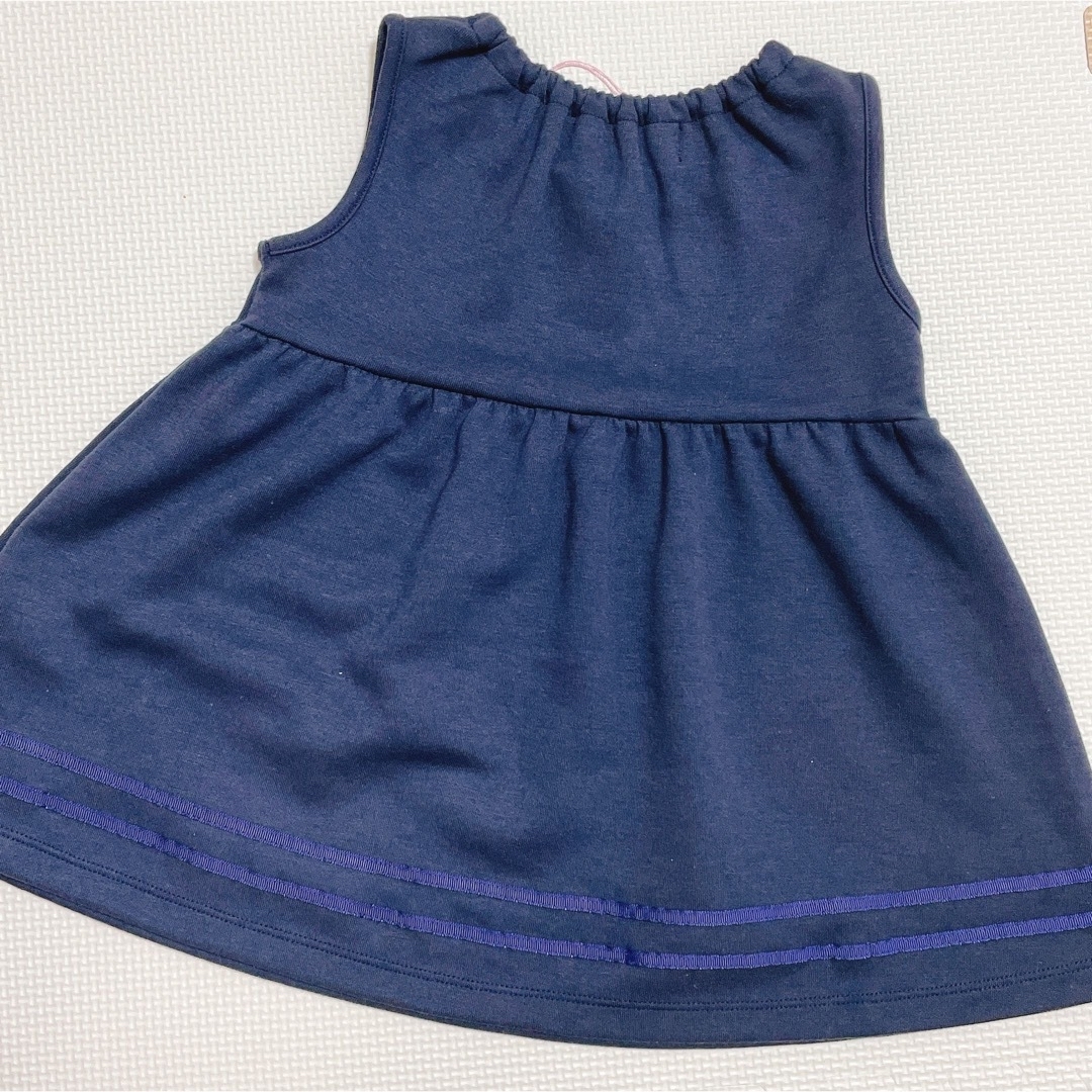 むーのんのん　ワンピース　ジャンパースカート　90cm キッズ/ベビー/マタニティのキッズ服女の子用(90cm~)(ワンピース)の商品写真