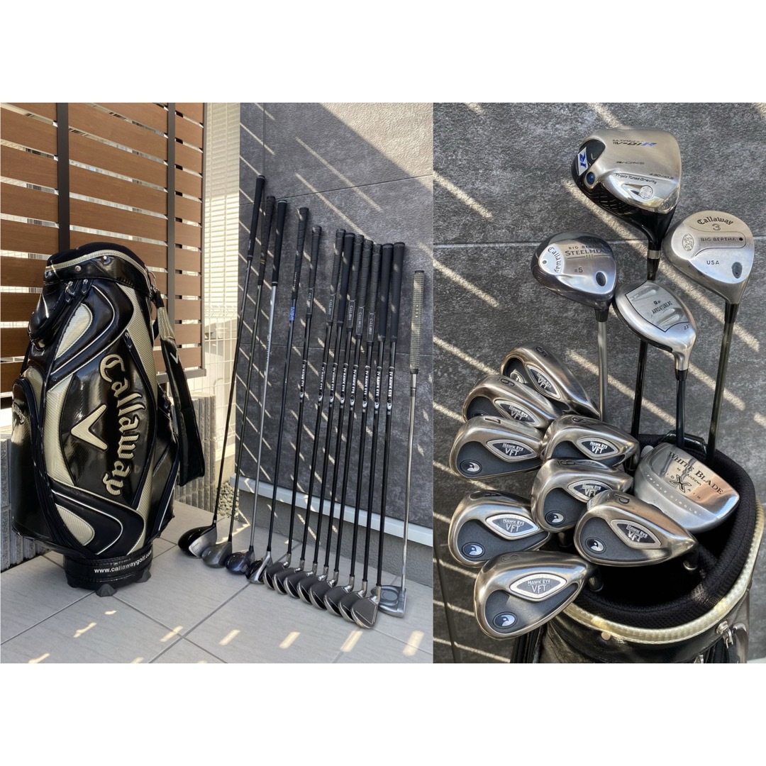 Callaway - キャロウェイ中心 男性ゴルフクラブ フルセット 13本セット