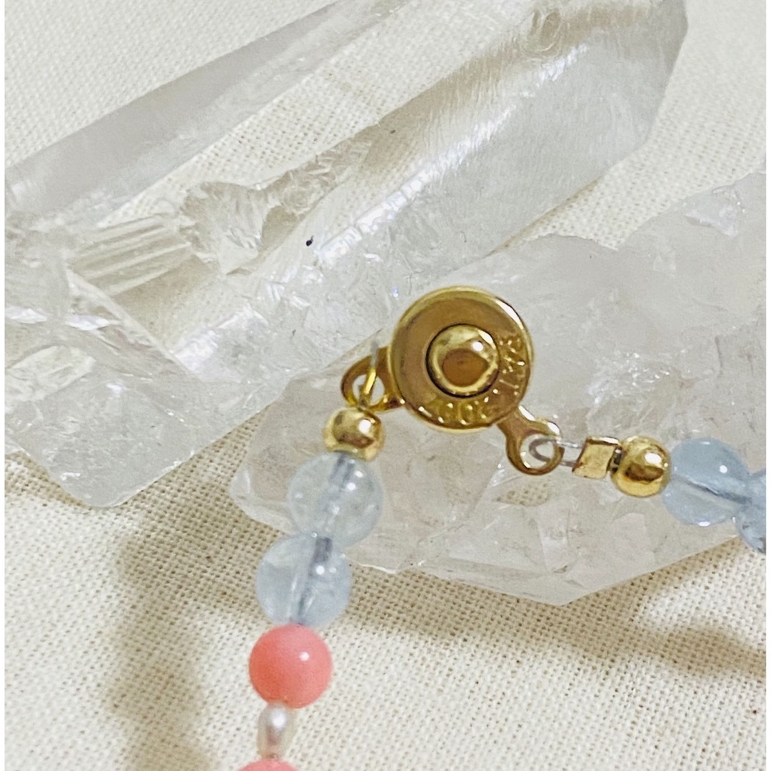 天然石💎アクアマリンブレスレット💁🏻‍♀️🩵 レディースのアクセサリー(ブレスレット/バングル)の商品写真