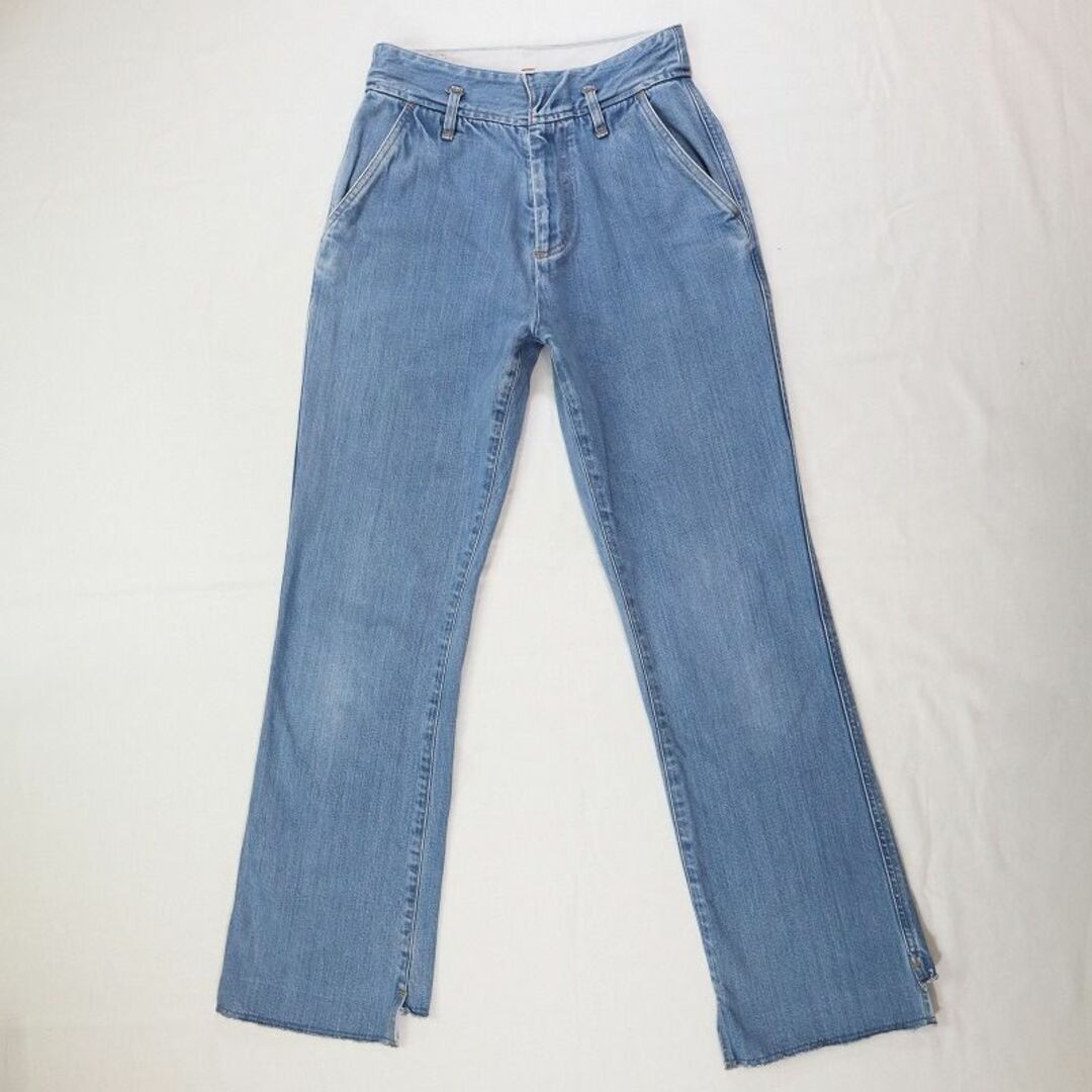 パンツspick and span 5 1/2 ビューティーラインスリットデニム 26