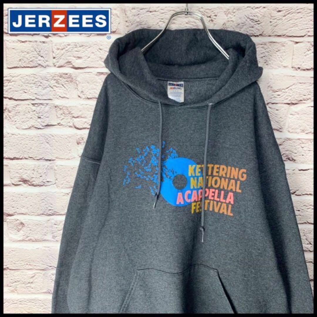 JERZEES(ジャージーズ)の【US古着】JERZEES　パーカー　スウェット　メンズ　レディース【L】 メンズのトップス(パーカー)の商品写真