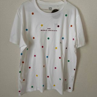 ユニクロ(UNIQLO)の新品タグ付●ユニクロ UT 明治 マーブルチョコレート コラボTシャツ XXL(Tシャツ(半袖/袖なし))