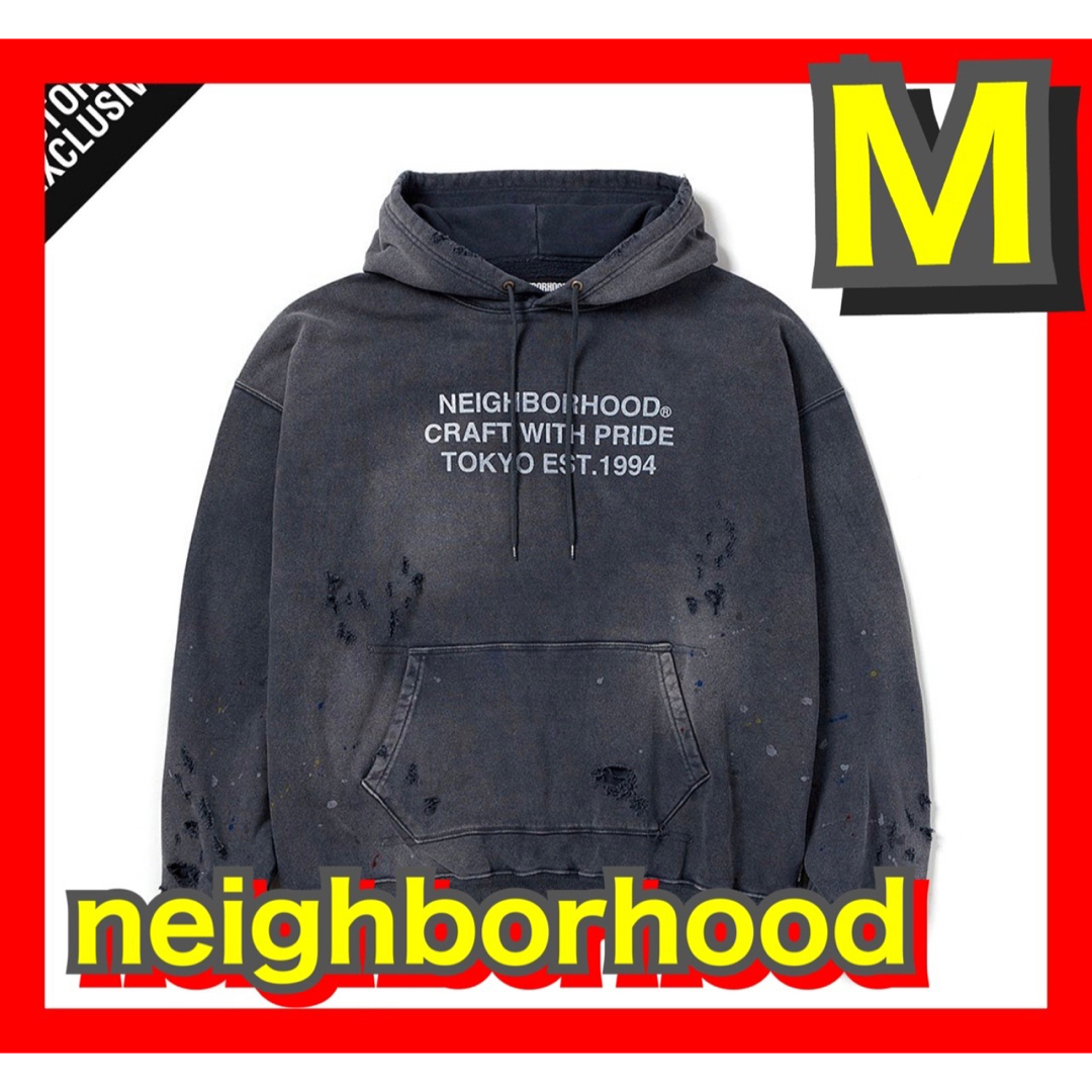 hoodie neighborhood ネイバーフッド　フーディ　パーカー　M