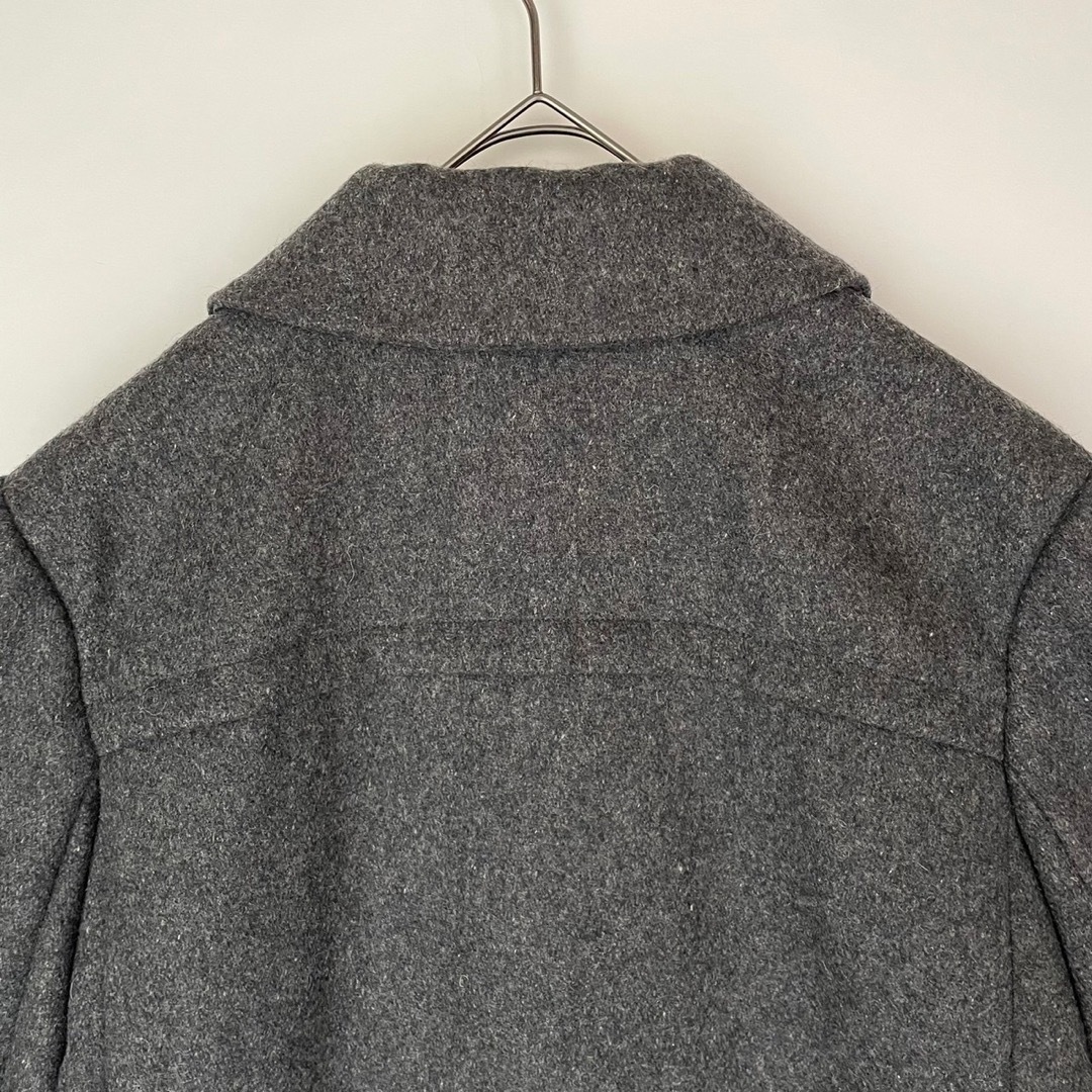 A.P.C. アーペーセー 美品 ウールコート ダブル ショールカラー グレー 9