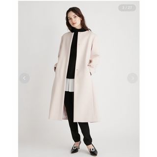 CELFORD 22AW バックタック ノーカラーコート