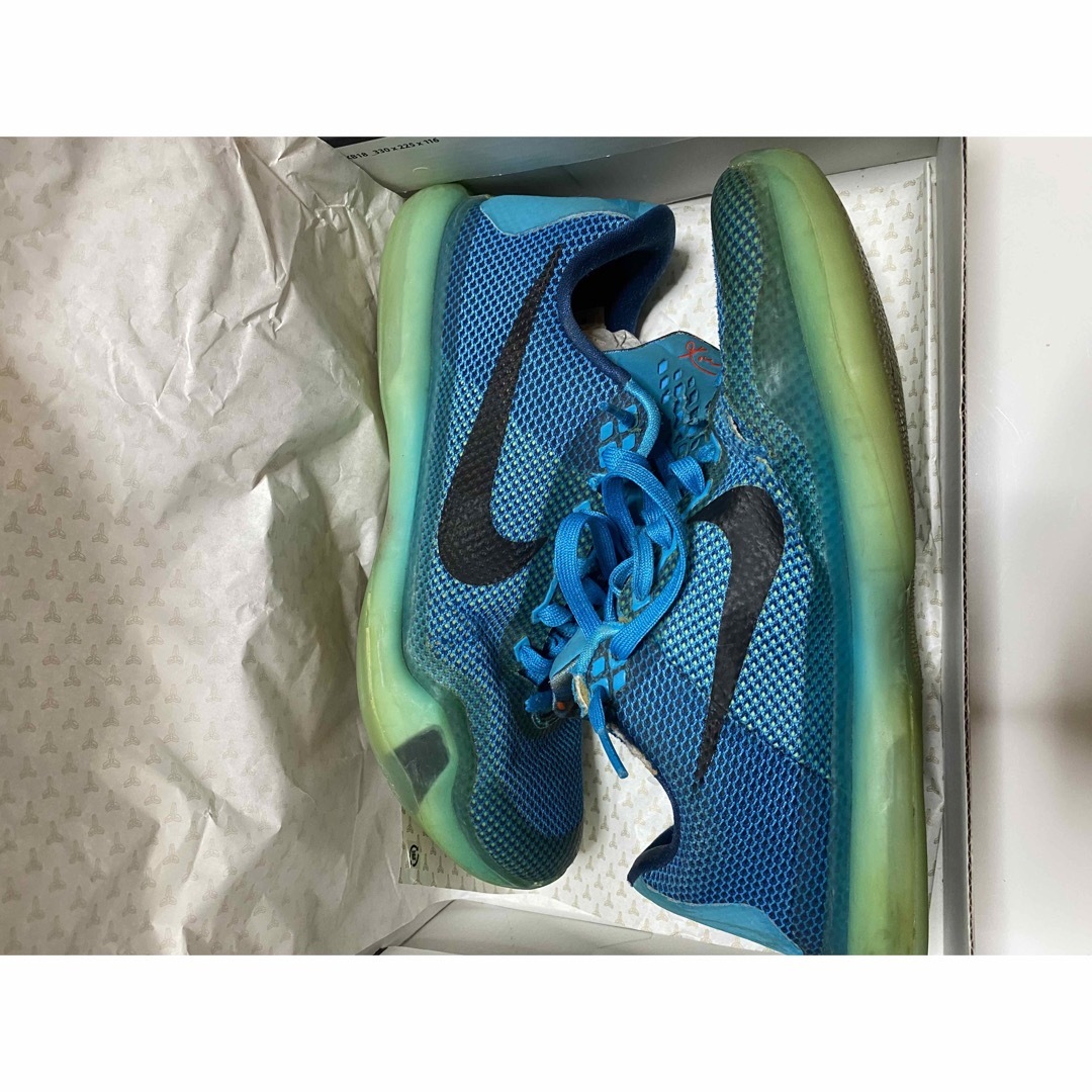 NIKE - ナイキ コービーX バッシュ 27.5センチ ブルー 箱あり NIKE - ナイキ コービーX バッシュ 27.5センチ ブルー 箱あり