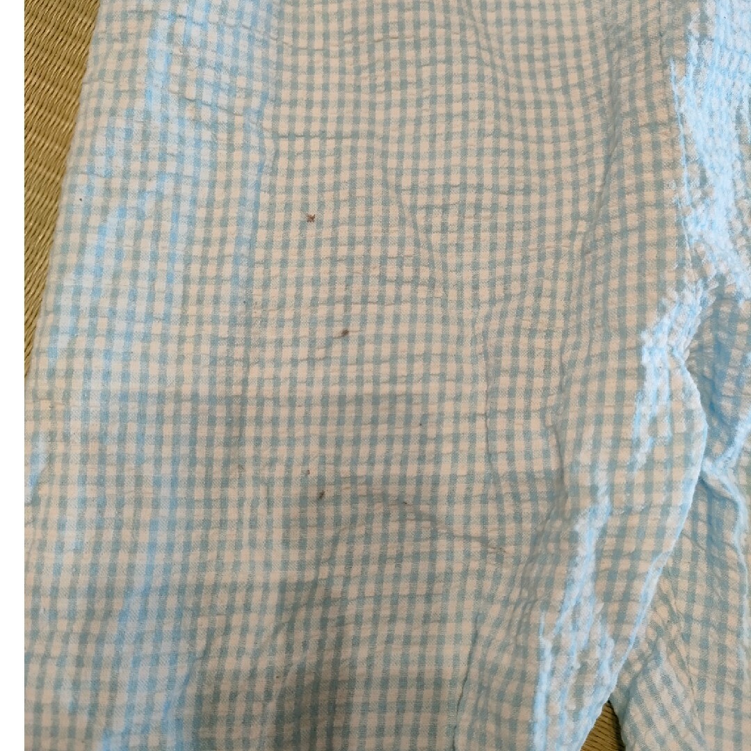 パジャマ　薄手　長袖　95cm 青 キッズ/ベビー/マタニティのキッズ服男の子用(90cm~)(パジャマ)の商品写真