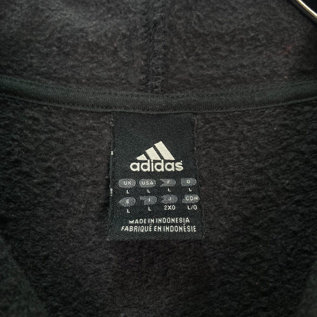 【レアデザイン】adidas/アディダス プルオーバー スウェット パーカー L