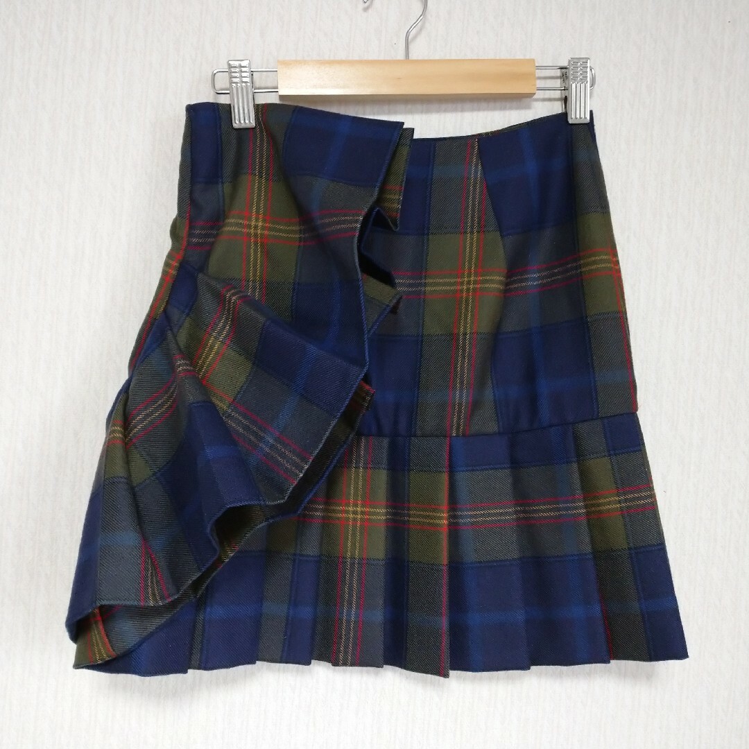 vivienne westwood チェック柄 変形 プリーツ ミニスカート vivienne westwood チェック柄 変形 プリーツ ミニスカート
