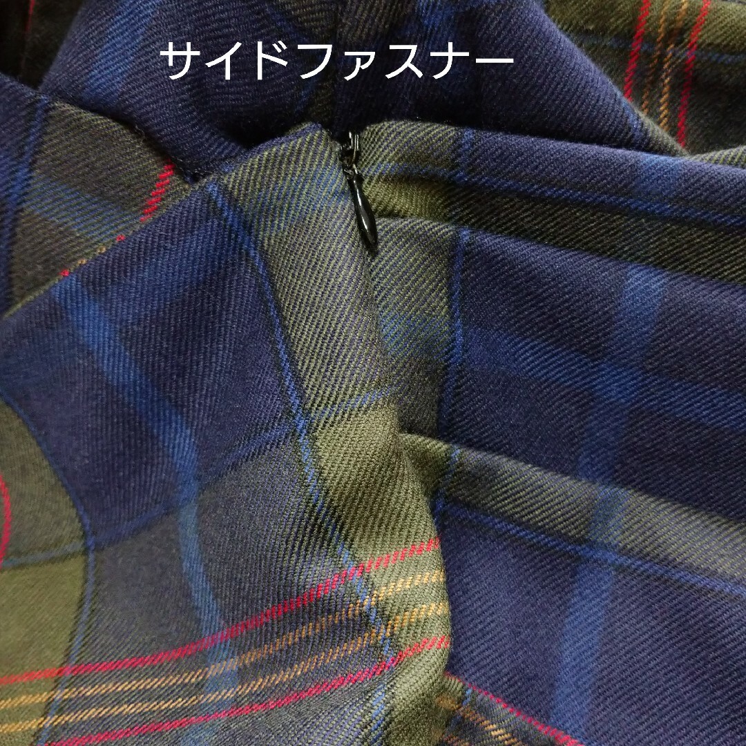 Vivienne Westwood(ヴィヴィアンウエストウッド)のvivienne westwood チェック柄 変形 プリーツ ミニスカート レディースのスカート(ミニスカート)の商品写真