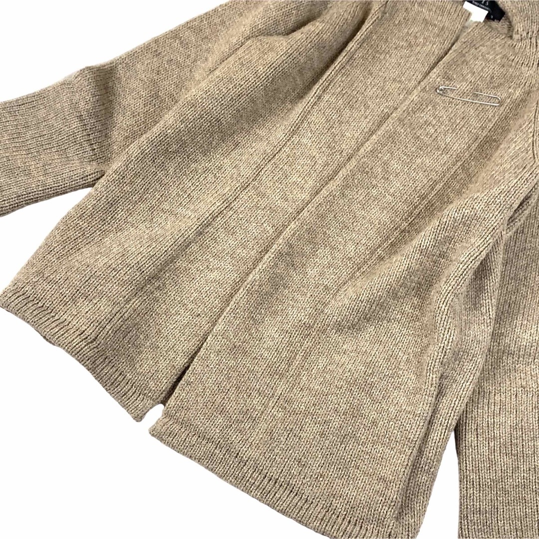 美品 Y's ワイズ ニット ジャケット ウール100% アウター ベージュ 3