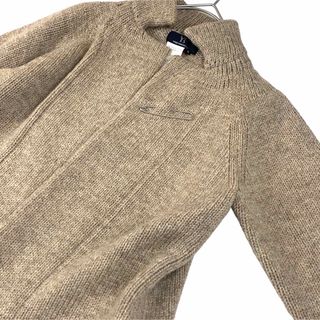 美品 Y's ワイズ ニット ジャケット ウール100% アウター ベージュ 3