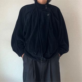 ショット(schott)の90's ヴィンテージ ライダースブルゾン コーデュロイ ブラック(ブルゾン)