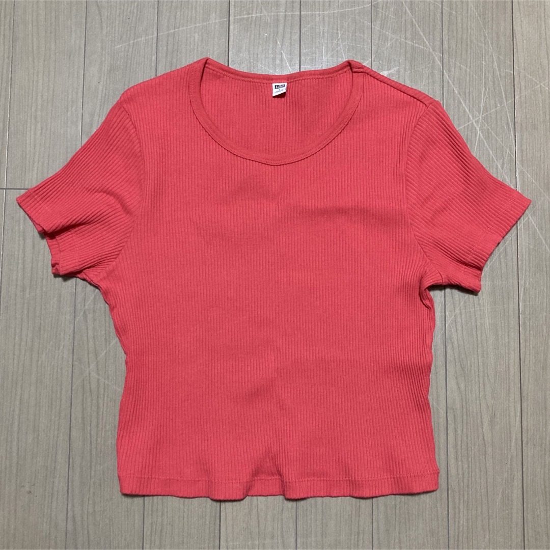 UNIQLO(ユニクロ)のミニTシャツ2枚セット【UNIQLO】 レディースのトップス(Tシャツ(半袖/袖なし))の商品写真