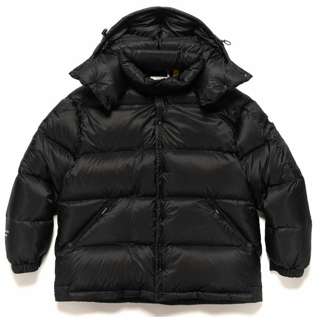 MONCLER x HYKE 23SS ダウンジャケット 黒 1 定価32万 | フリマアプリ ラクマ