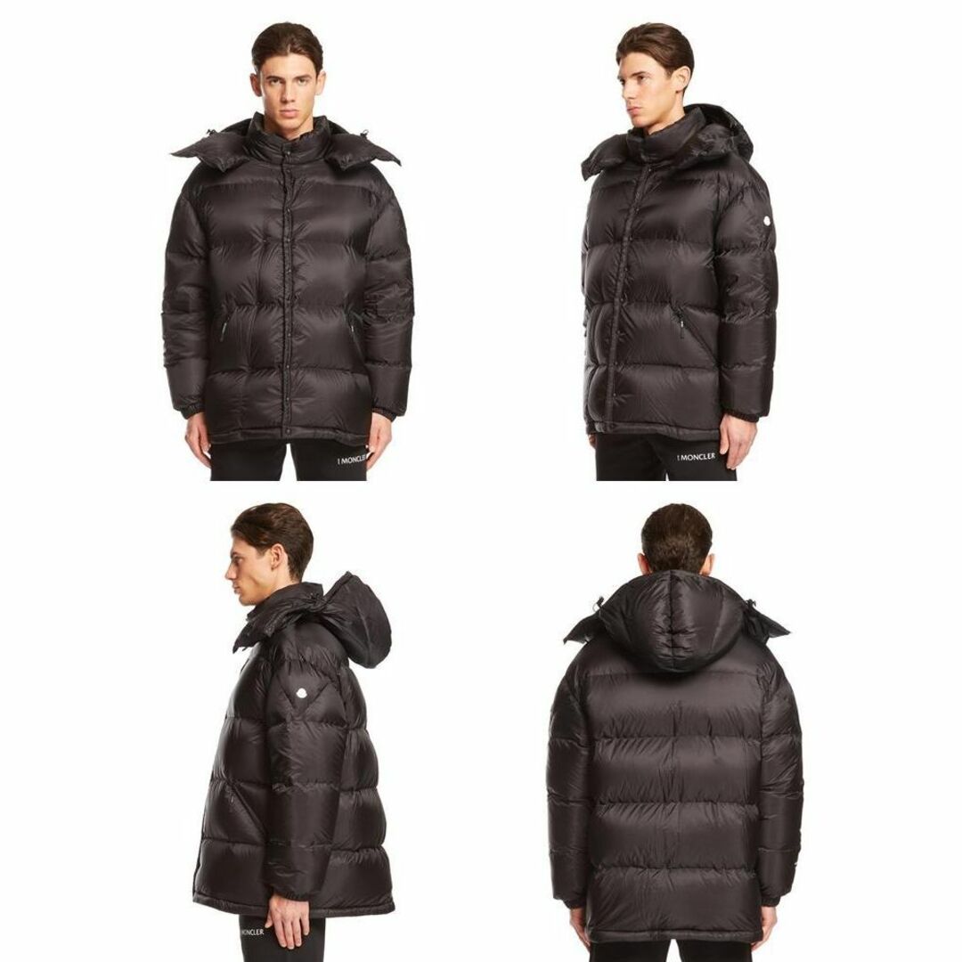 MONCLER(モンクレール)のMONCLER x HYKE　23SS　ダウンジャケット　黒 1　定価32万 メンズのジャケット/アウター(ダウンジャケット)の商品写真