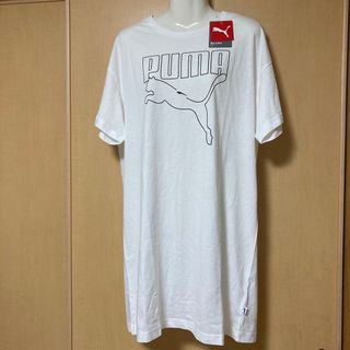 プーマ(PUMA)の新品　PUMA 半袖ロングTシャツ　L(Tシャツ(半袖/袖なし))