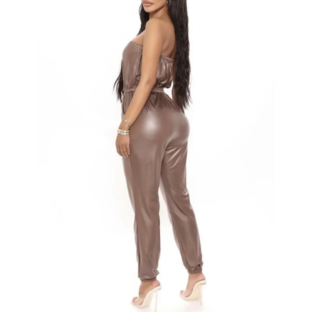 Fashion Nova Leather Jumpsuit 2